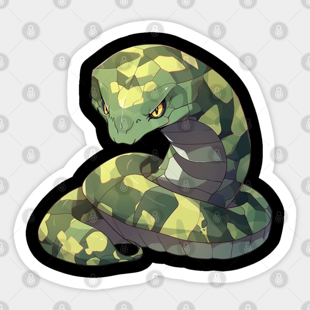 King cobra Sticker by Onceer